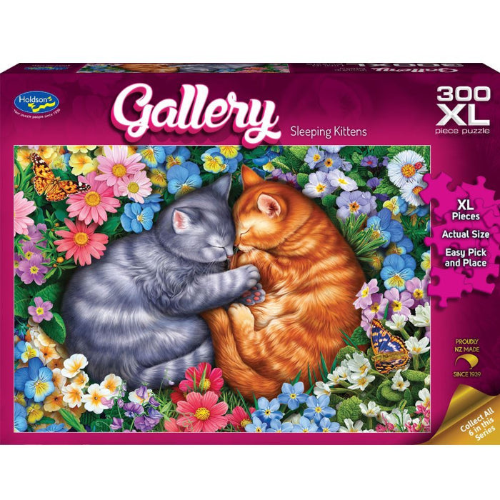 image2_300pc XL Gallery 10 Kittens Jigsaw Puzzle