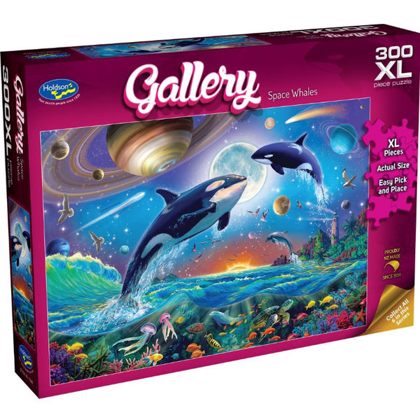 iamge1_300pc XL Gallery 10 Space Whale Jigsaw Puzzle