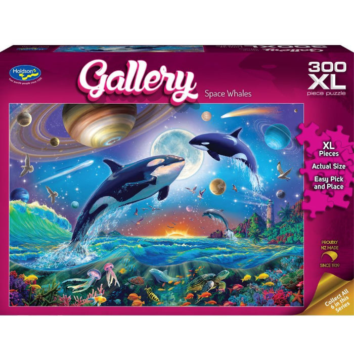 iamge2_300pc XL Gallery 10 Space Whale Jigsaw Puzzle