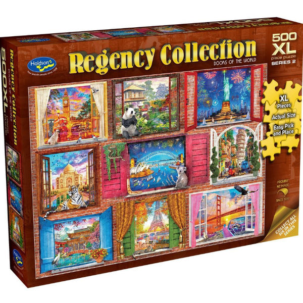 image1_500pc XL Regency 2 World Doors Jigsaw Puzzle