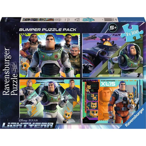 4x100pc Buzz Lightyear Jigsaw Puzzle