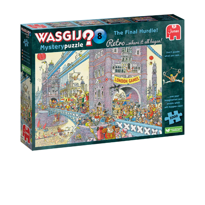 image1_1000pc Wasgij? Retro Mystery #8 The Final Hurdle! Jigsaw Puzzle