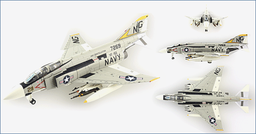 1/72 F4J Phantom II   Mig17 Killer   157269 VF92   Silver Kings   USS Constellation 10 Ma