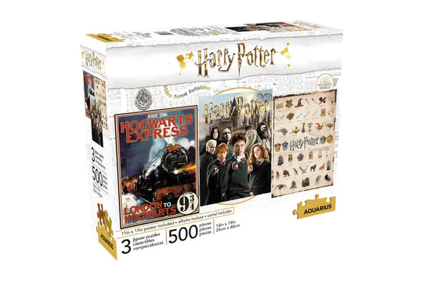 3 x 500pc Harry Potter