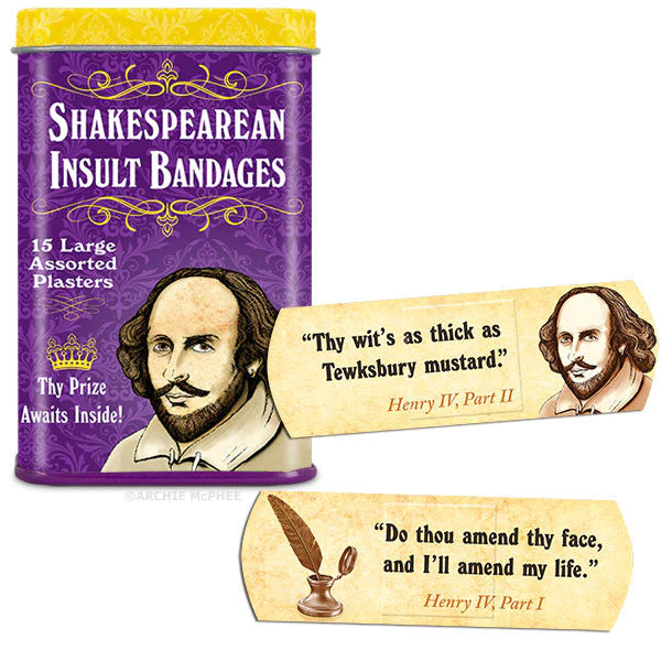 Shakespearean Insult Bandages