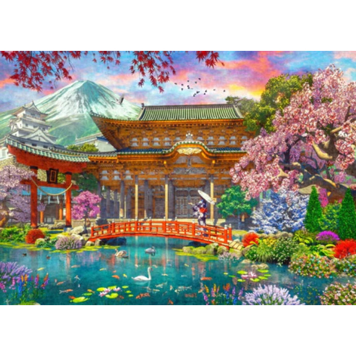 image2_1000pc Travel Abroad 2 Fuji Palace Jigsaw Puzzle