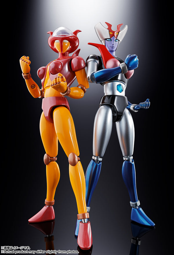 Soul Of Chogokin GX08R Aphrodai A VS GX09R Minerva X