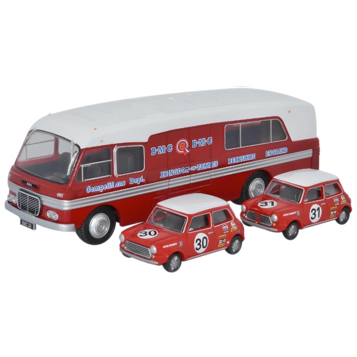 1/76 BMC Car Transporter & Two Minis BMC Competitions Dept. Success