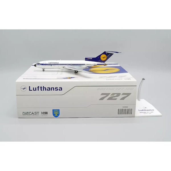 iamge1_1/200 Lufthansa Boeing 727-100 "Polished" Reg: D-ABIO with Stand