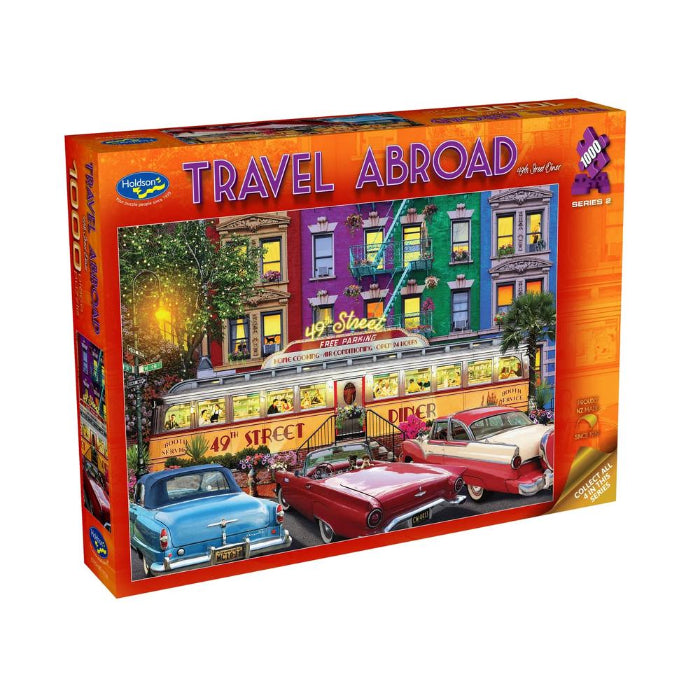 image1_1000pc Travel Abroad 2 Diner Jigsaw Puzzle