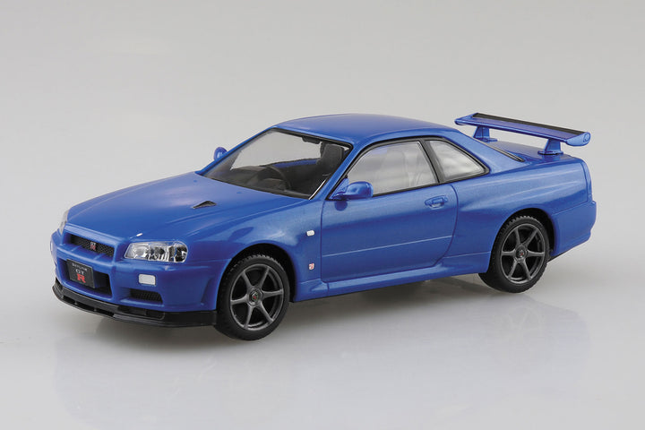 1/32 SNAP NISSAN R34 SKYLINE GTR (Bayside Blue)