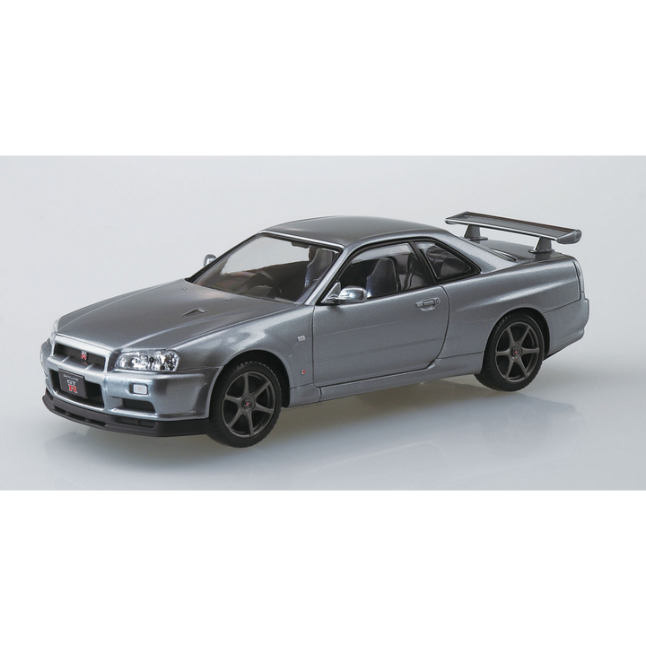 1/32 SNAP NISSAN R34 SKYLINE GTR Nur (Sparkling Silver)