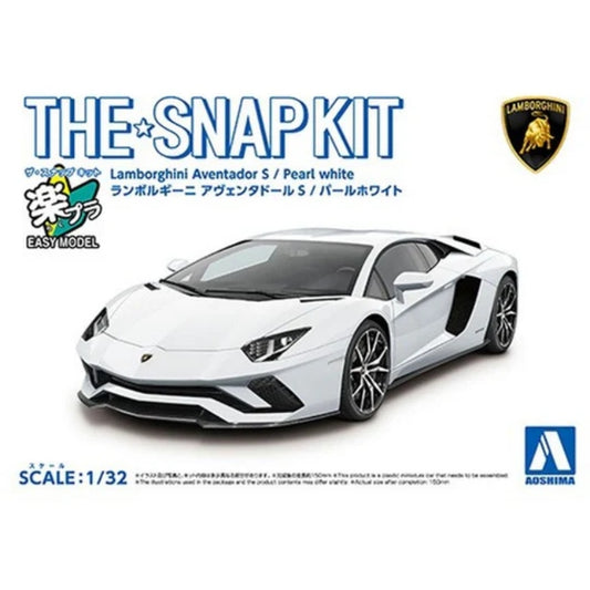 1/32 SNAP Lamborghini Aventador S (Pearl White)