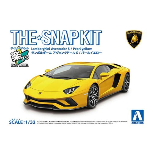 1/32 SNAP Lamborghini Aventador S (Pearl Yellow)