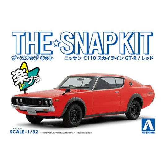 1/32 SNAP NISSAN C110 SKYLINE GT-R (Red)