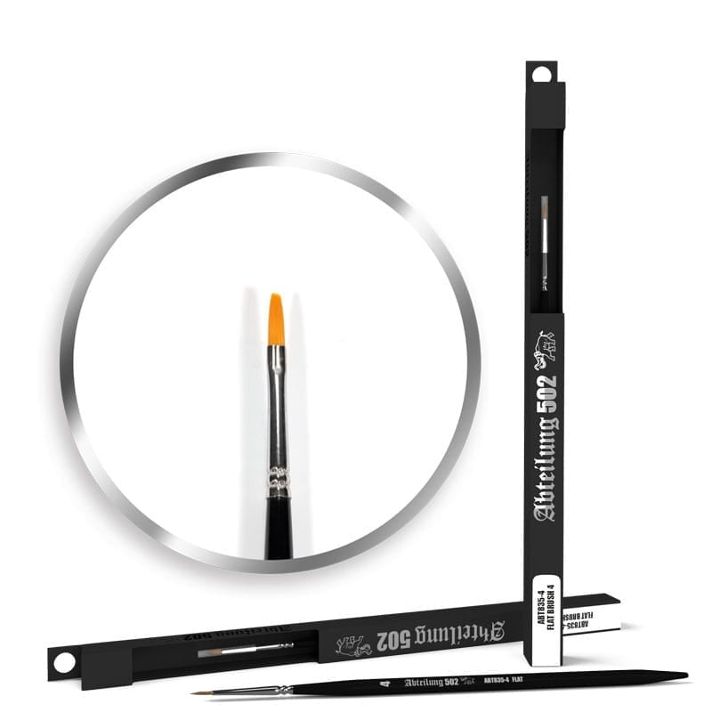 Abteilung 502 Deluxe Brushes - Flat Brush 4