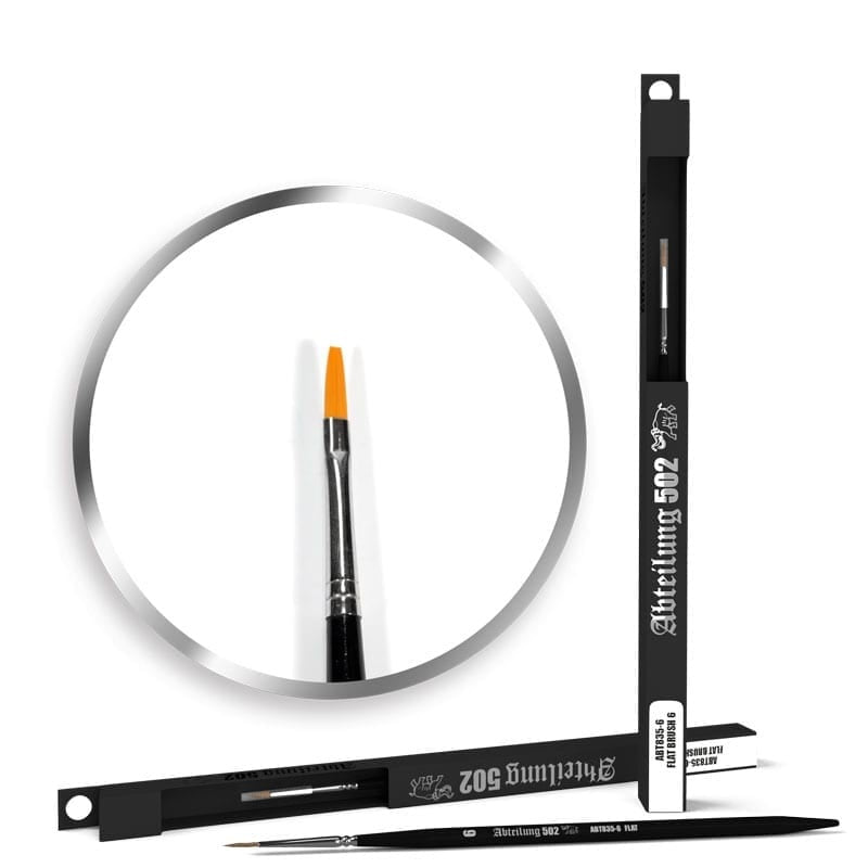 Abteilung 502 Deluxe Brushes - Flat Brush 6