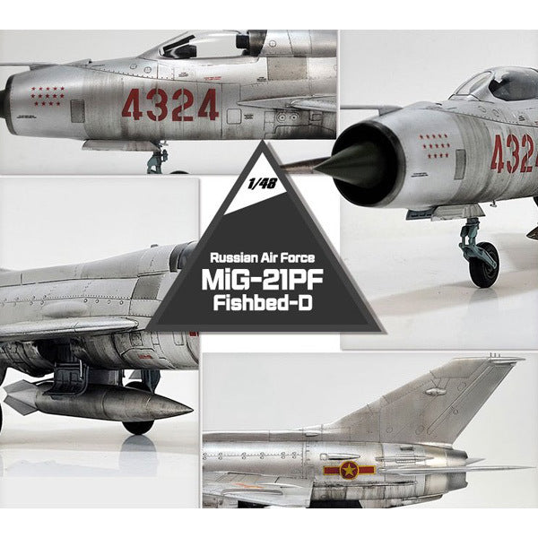 image2_1/48 Russian Air Force MiG-21PF Fishbed-D Plastic Model Kit