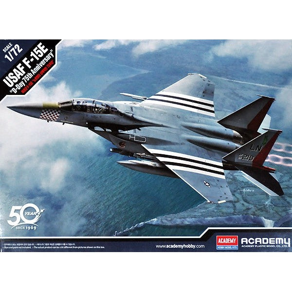 12568 1/72 USAF F15E DDay 75th Anniversary Plastic Model Kit