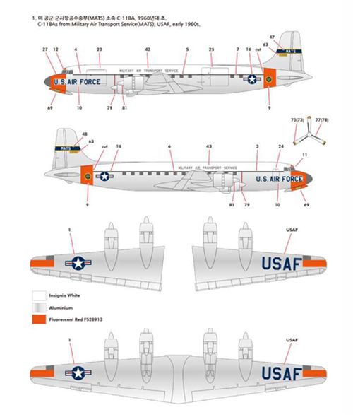 1/144 Douglas C-118 Liftmaster USAF_3