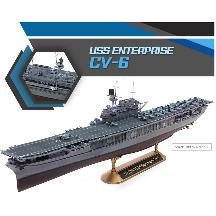 1/700 USS Enterprise CV-6 ''Battle of Midway''_3