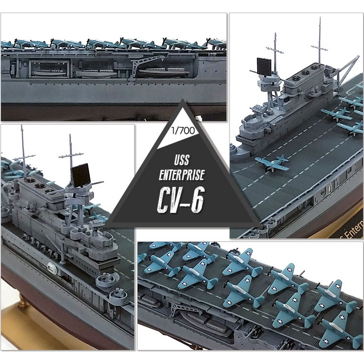 1/700 USS Enterprise CV-6 ''Battle of Midway''_6