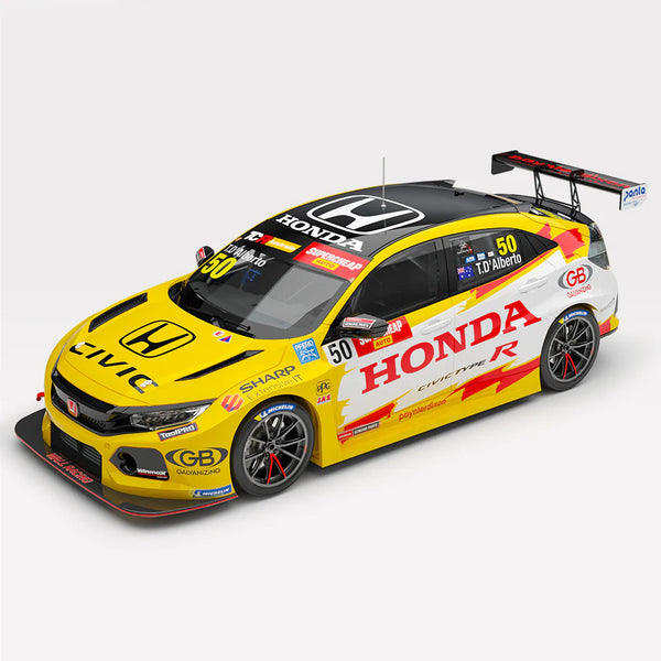 1/18 Honda Wall Racing #50 Honda Civic Type R TCR - 2022 TCR Australia Championship Winner