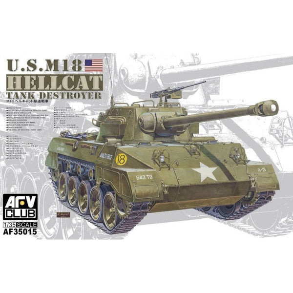 1/35 M18 Hellcat Tank Destroyer Plastic Model Kit