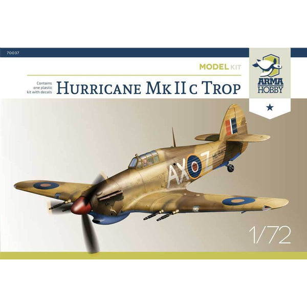 1/72 Hurricane Mk IIc Trop Plastic Model Kit