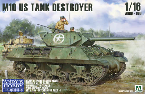 1/16 M10 US Tank Destroyer Plastic Model Kit_1