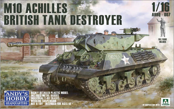 1/16 British Achilles M10 IIC Tank Destroyer Plastic Model Kit_1