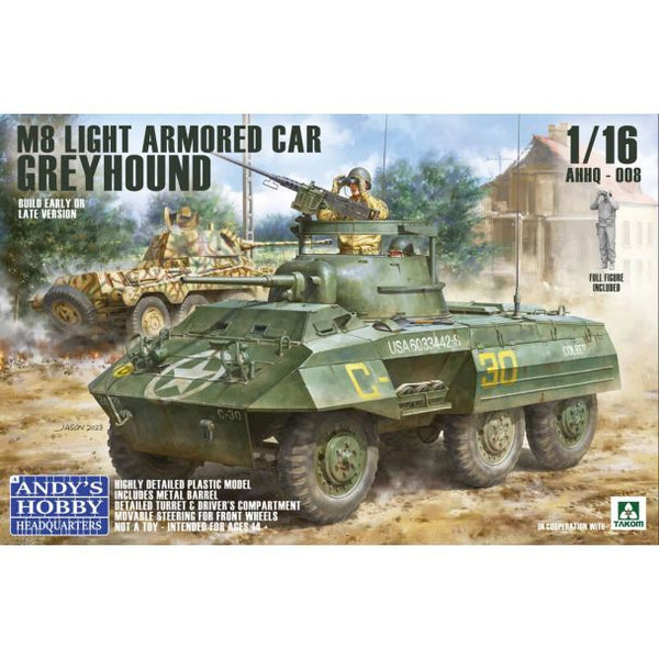 image1_1/16 M8 Greyhound US Light Armoured Car Plastic Model Kit