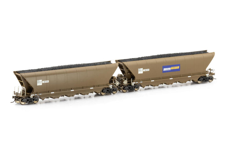 HO NHEH Coal Hopper Pacific National Wagon Grime - 4 Car Pack