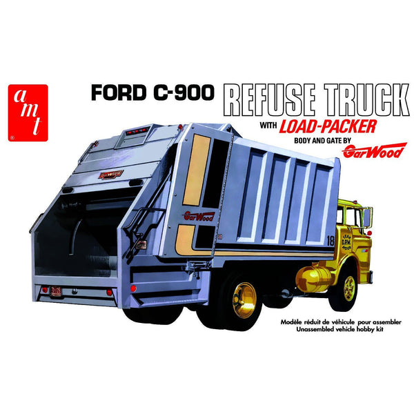 1/25 Ford C-900 Gar Wood Load Packer Garbage Truck Plastic Model Kit