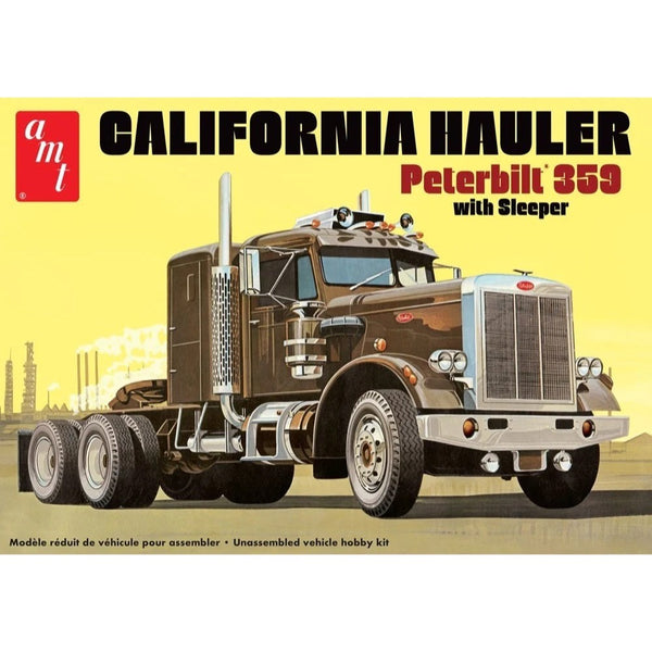 image1_1/25 Peterbilt 359 California Hauler with Sleeper Plastic Model Kit