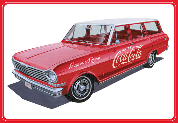 1/25 1963 Chevy II Nova Wagon with Crates Coke Plastic Model Kit