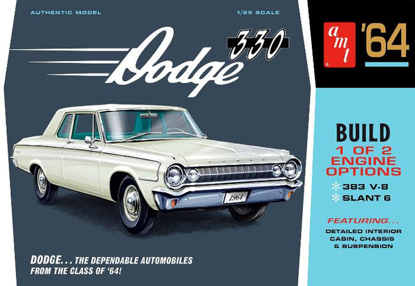 1/25 1964 Dodge 330 Plastic Model Kit