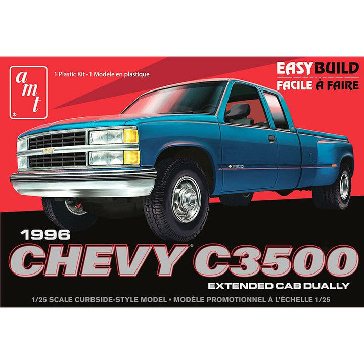 image1_1/25 1996 Chevrolet C-3500 Dually Pickup Easy Build Plastic Model Kit