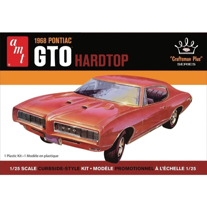 image1_1/25 1968 Pontiac GTO Hardtop Craftsman Plus Plastic Model Kit