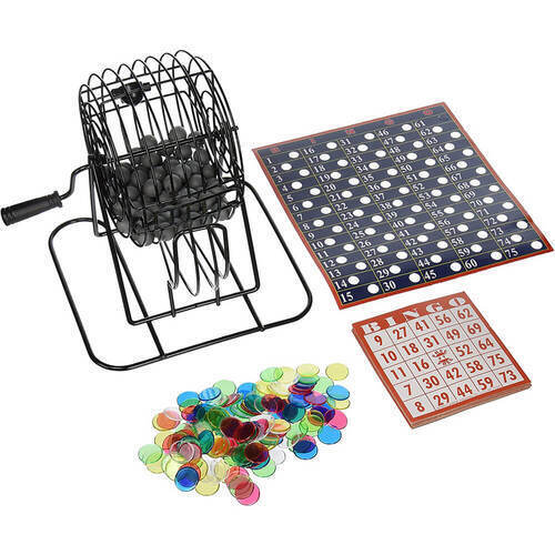 Classic Deluxe Metal Bingo Cage