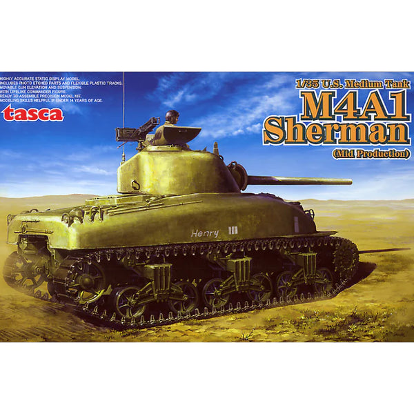 1/35 U.S. Medium Tank M4A1 Sherman (Mid Production)