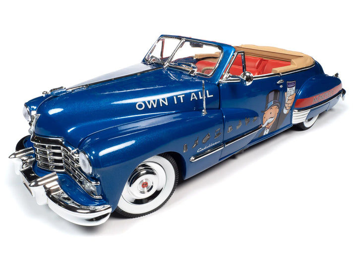 1/18 1947 Cadillac Series 62 Convertible with Mr. Monopoly Resin Figure_2