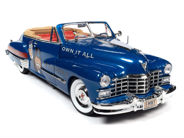 1/18 1947 Cadillac Series 62 Convertible with Mr. Monopoly Resin Figure_6