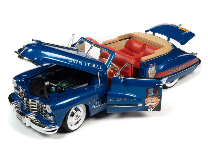 1/18 1947 Cadillac Series 62 Convertible with Mr. Monopoly Resin Figure_7