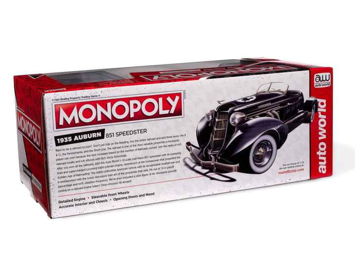 1/18 1935 Auburn 851 Speedster with Mr. Monopoly Resin Figure_11