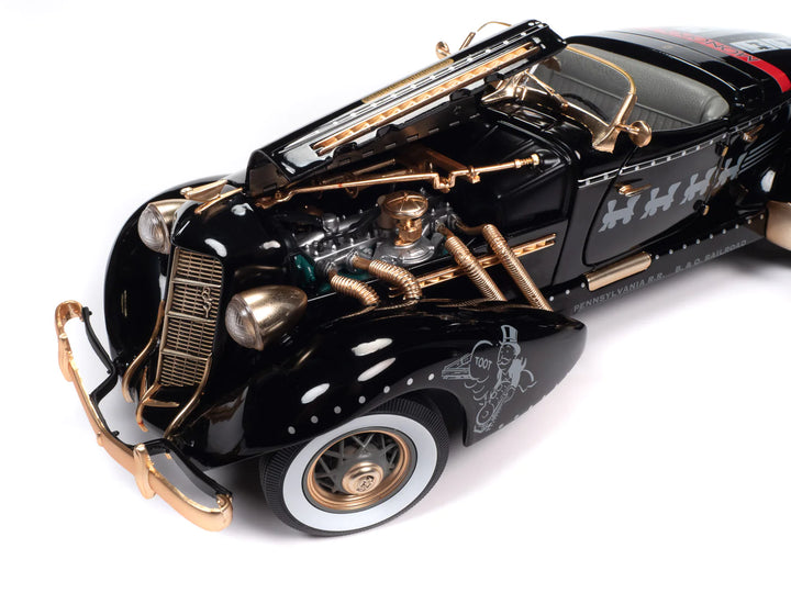 1/18 1935 Auburn 851 Speedster with Mr. Monopoly Resin Figure_7