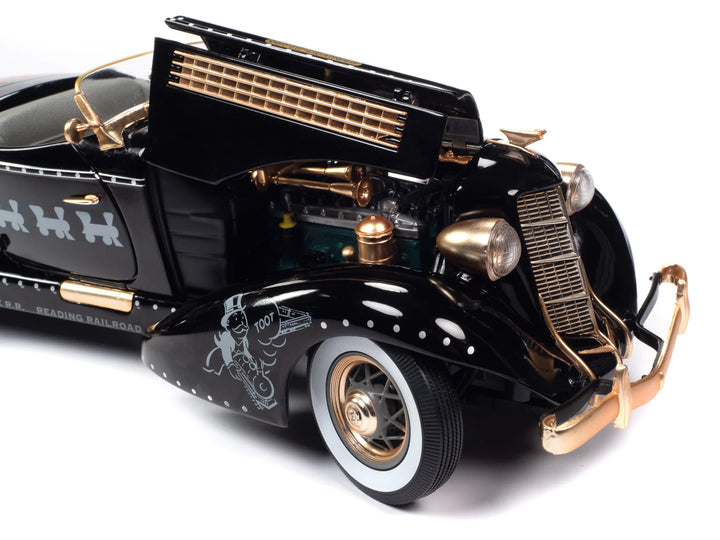 1/18 1935 Auburn 851 Speedster with Mr. Monopoly Resin Figure_8