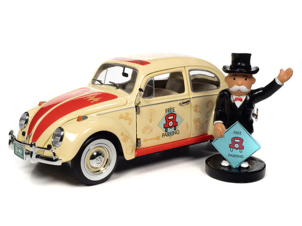 1/18 1963 VW Beetle with Mr Monopoly