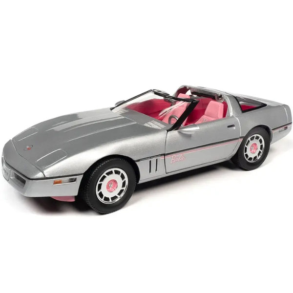 1/18 Barbie Silver/Pink 1986 Chevy Corvette