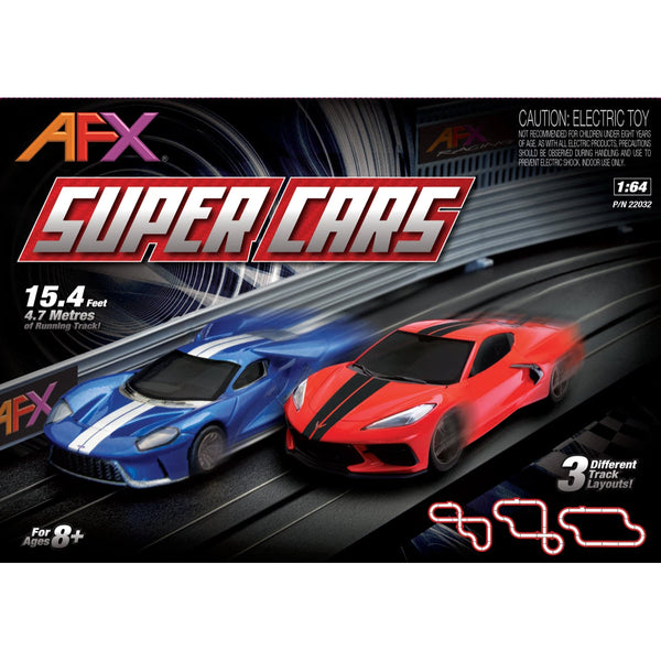 1/64 Super Cars Vette & Ford Set